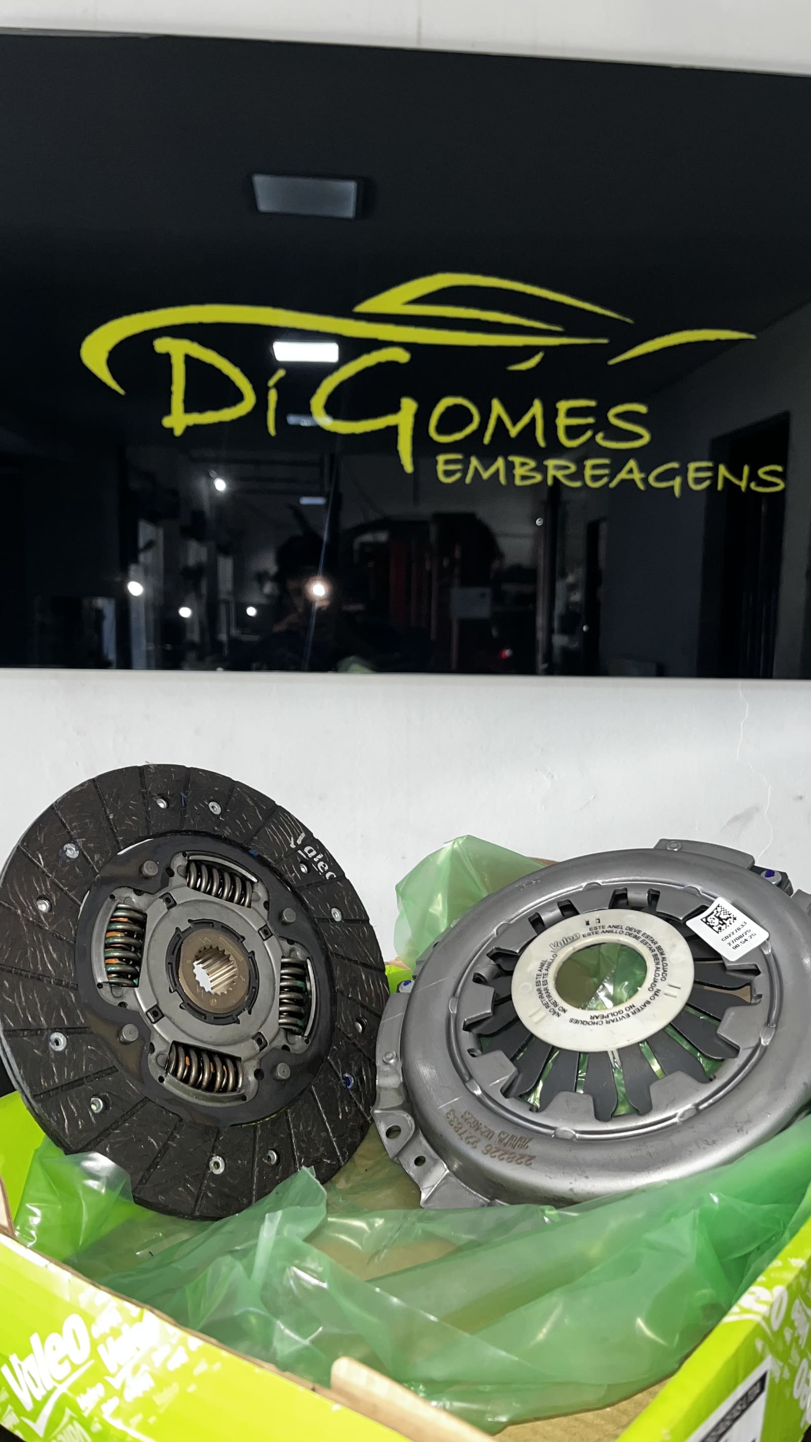 Disco e platô de embreagem Valeo